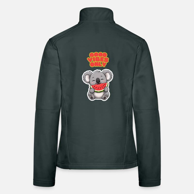 Koala Pastèque : bonnes ondes Veste en tissu softshell Femme