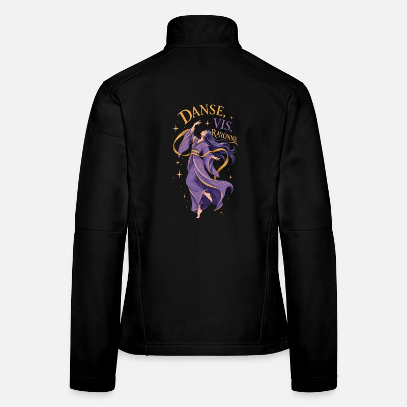 Déesse Céleste : Danse, Vis, Rayonne Veste en tissu softshell Femme