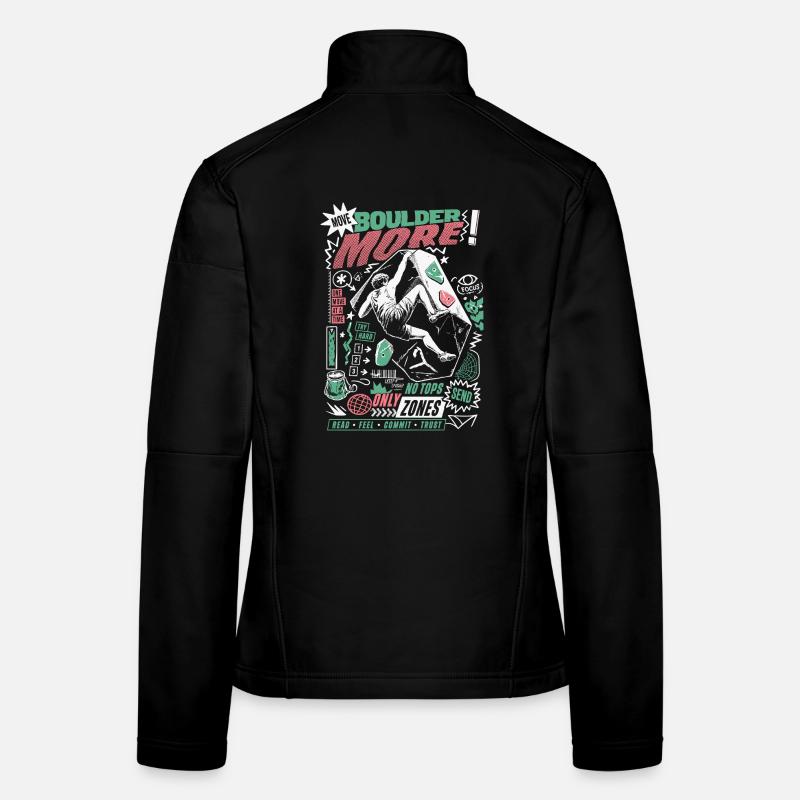 Climb Different Bouldering Motivation Frauen Softshelljacke
