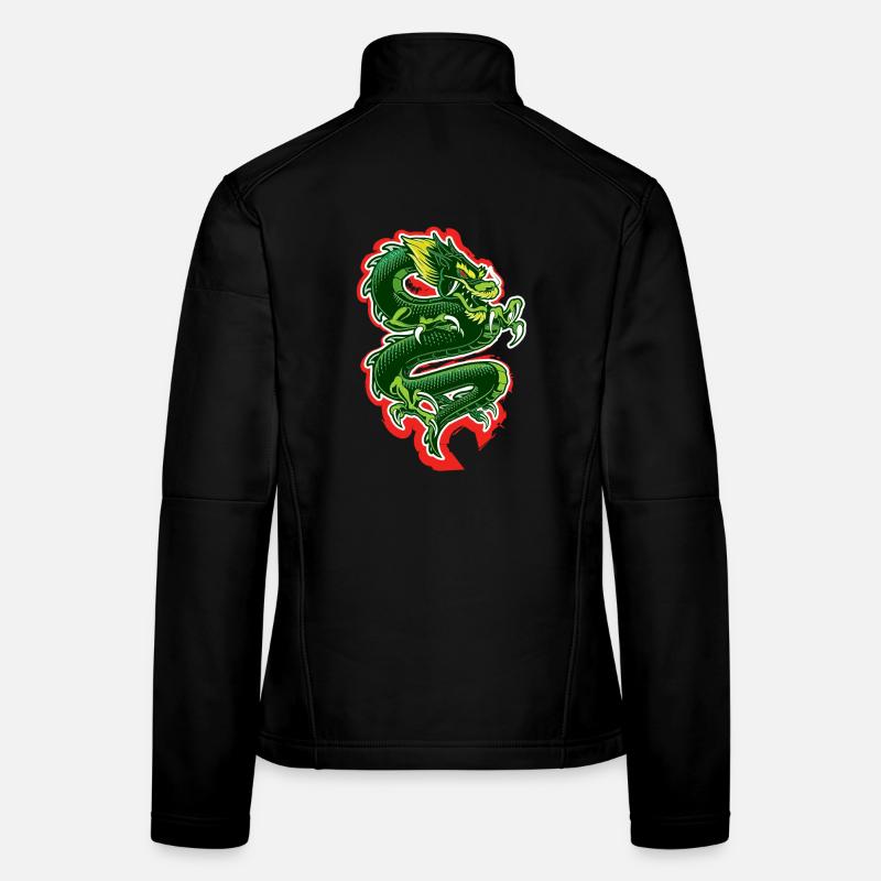 Drachen Frauen Softshelljacke