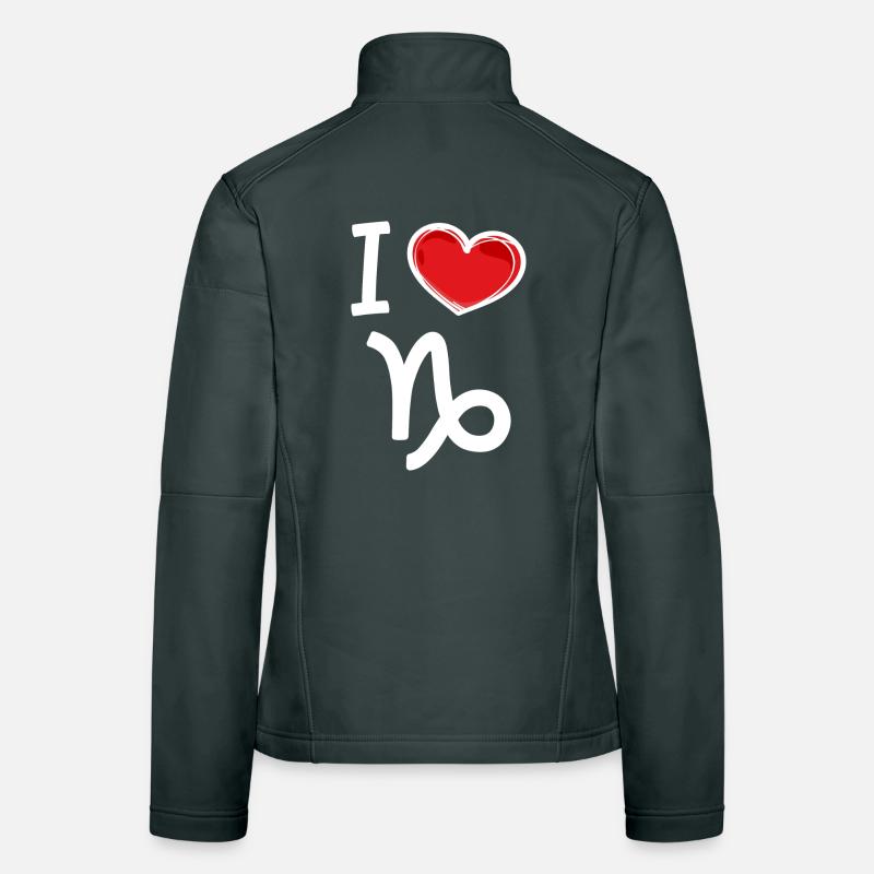 Horoskop Gezeiten Steinbock Herz Statement Frauen Softshelljacke