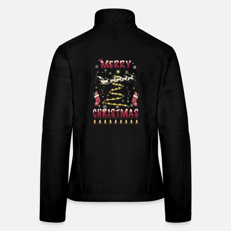 Joyeux Noël Veste en tissu softshell Femme