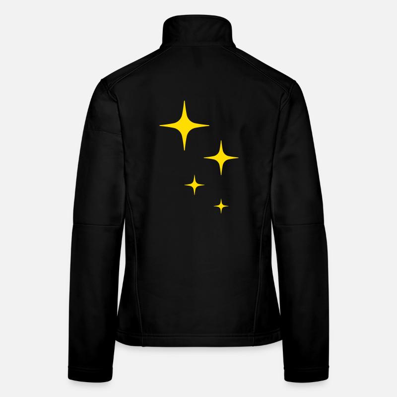 Sparkle glitter stars Women's Softshell Jacket