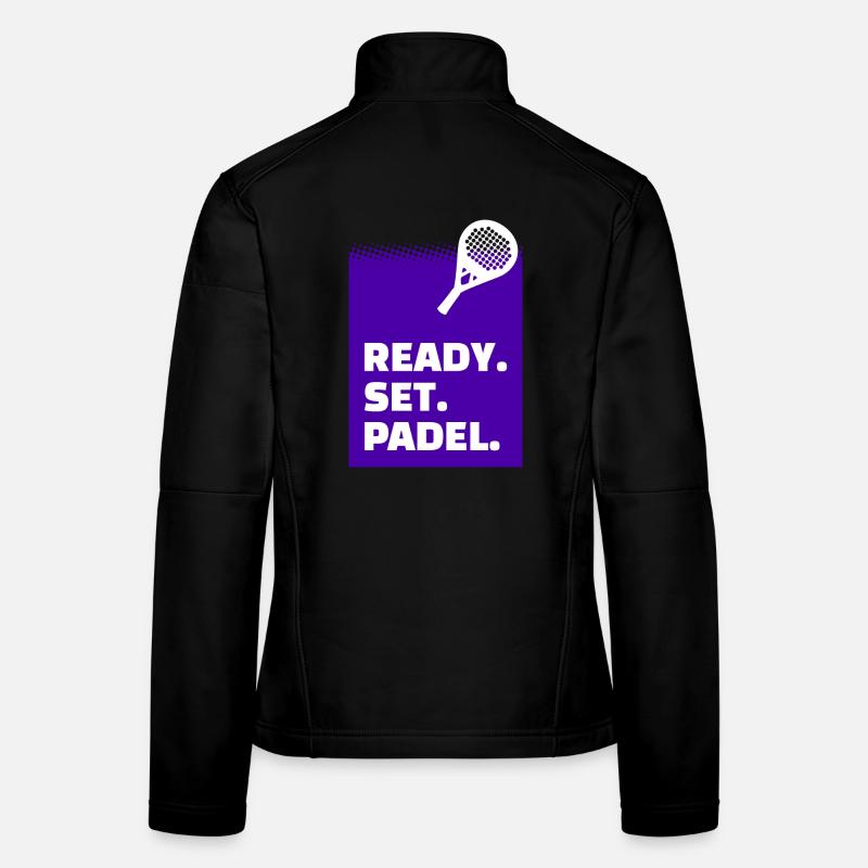 Padel Game Statement Training Tournament Racket Padel Women's Softshell Jacket