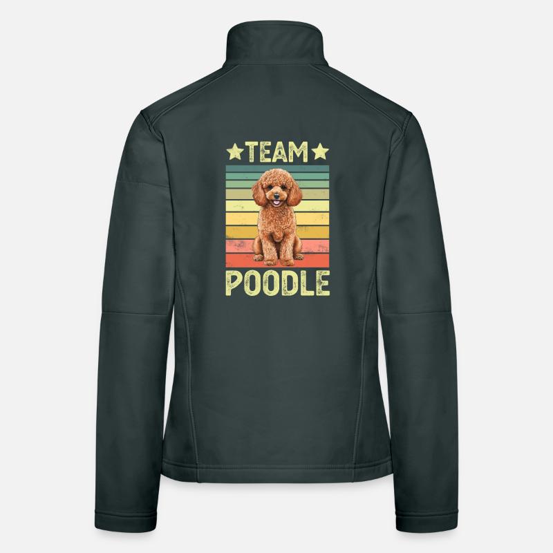 Dog Poodle Women's Softshell Jacket