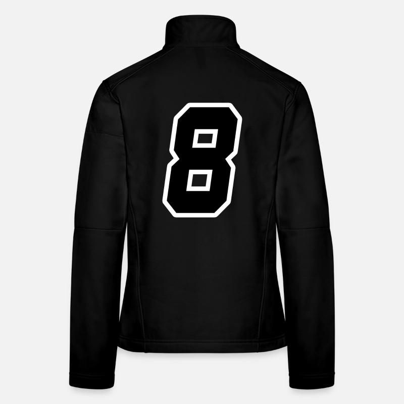 Nummer acht 8 Frauen Softshelljacke