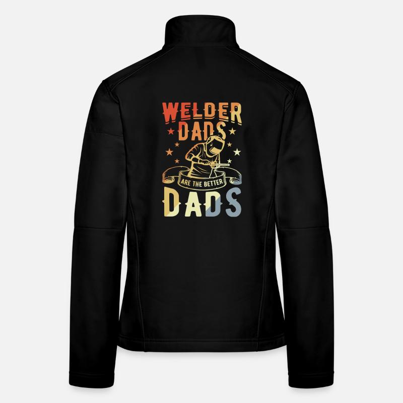 Welder Dad Women's Softshell Jacket