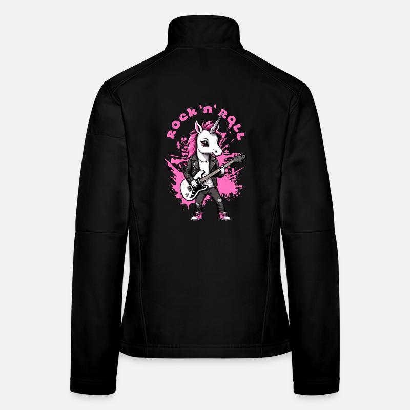 Licorne Rock 'n' Roll Veste en tissu softshell Femme
