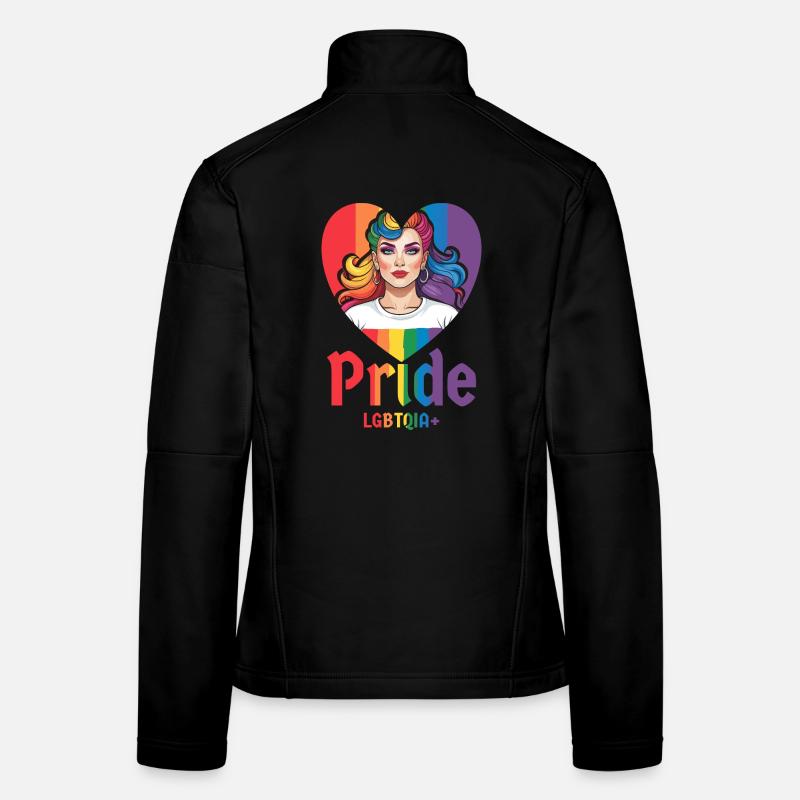 Fierté LGBT Veste en tissu softshell Femme