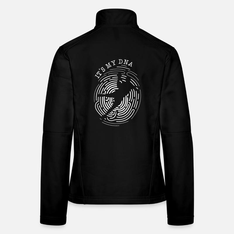 Handball ADN dictons empreinte digitale pouce joueur Veste en tissu softshell Femme