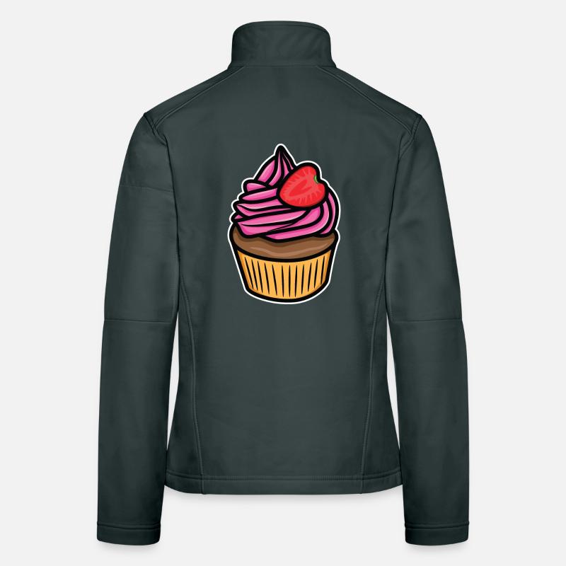 Cake Drawing Women's Softshell Jacket