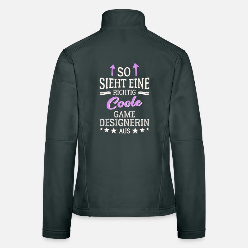 So sieht eine richtig coole Game Designerin aus Frauen Softshelljacke