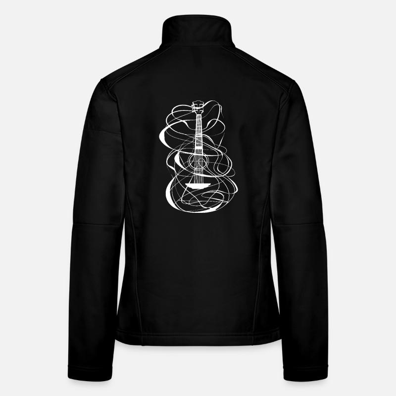 Ukulele Sketch Women's Softshell Jacket