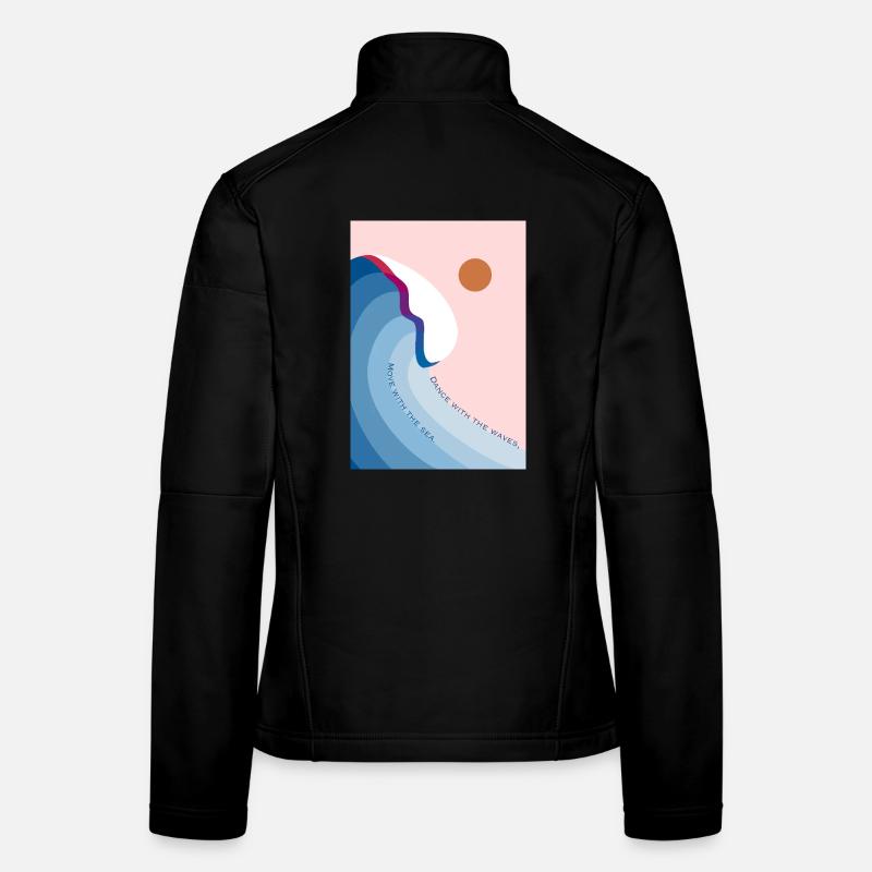 Dance with the waves 2 Frauen Softshelljacke