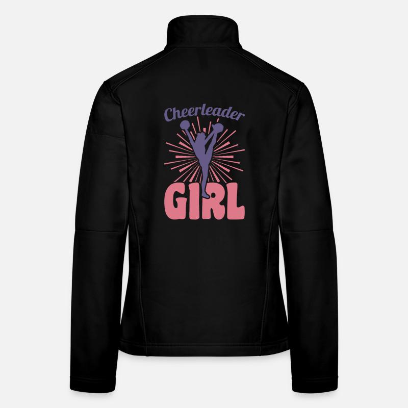 Cheerleader Mädchen Frauen Softshelljacke