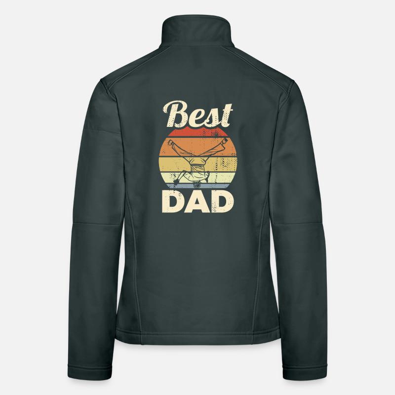 Bester Breakdance Papa Frauen Softshelljacke