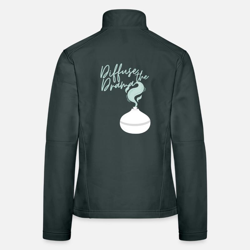 Diffuser le drame Veste en tissu softshell Femme