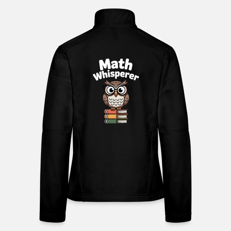Chuchoteur de mathématiques Veste en tissu softshell Femme