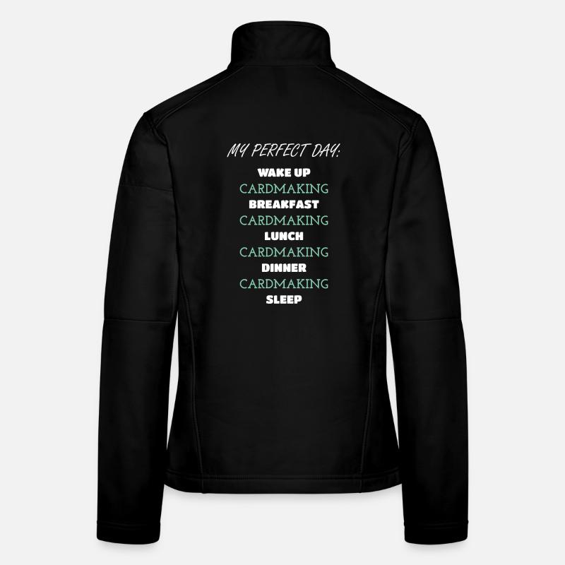 Daily Cardmaking Routine Design Women's Softshell Jacket