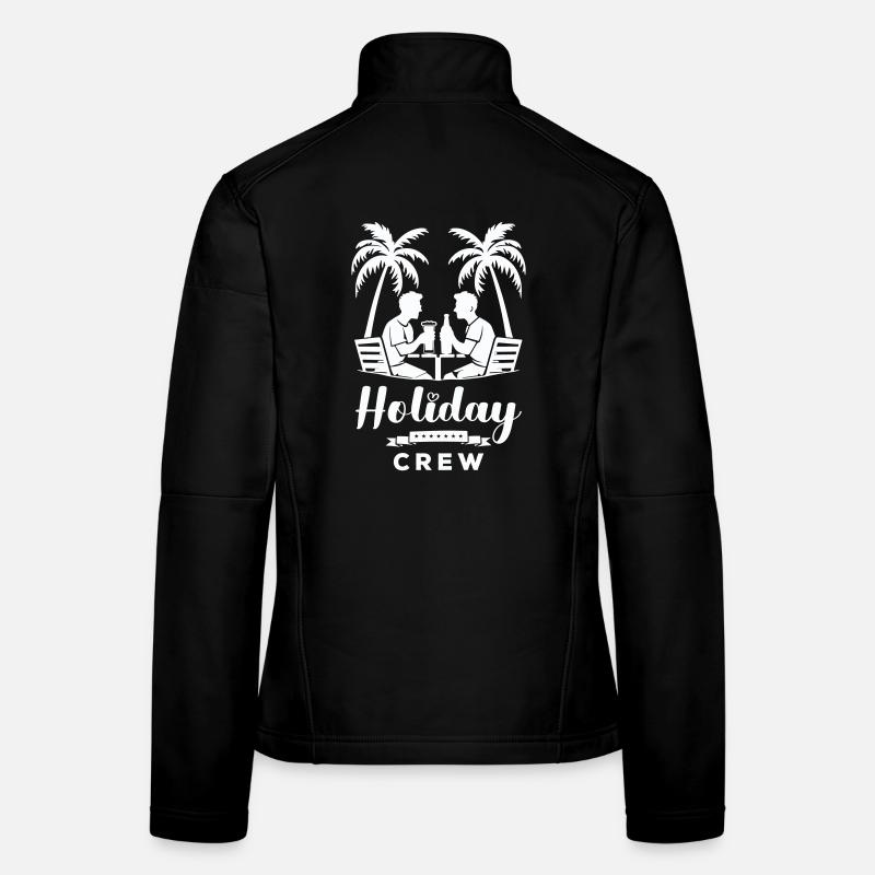 Two friends are having a party Women's Softshell Jacket