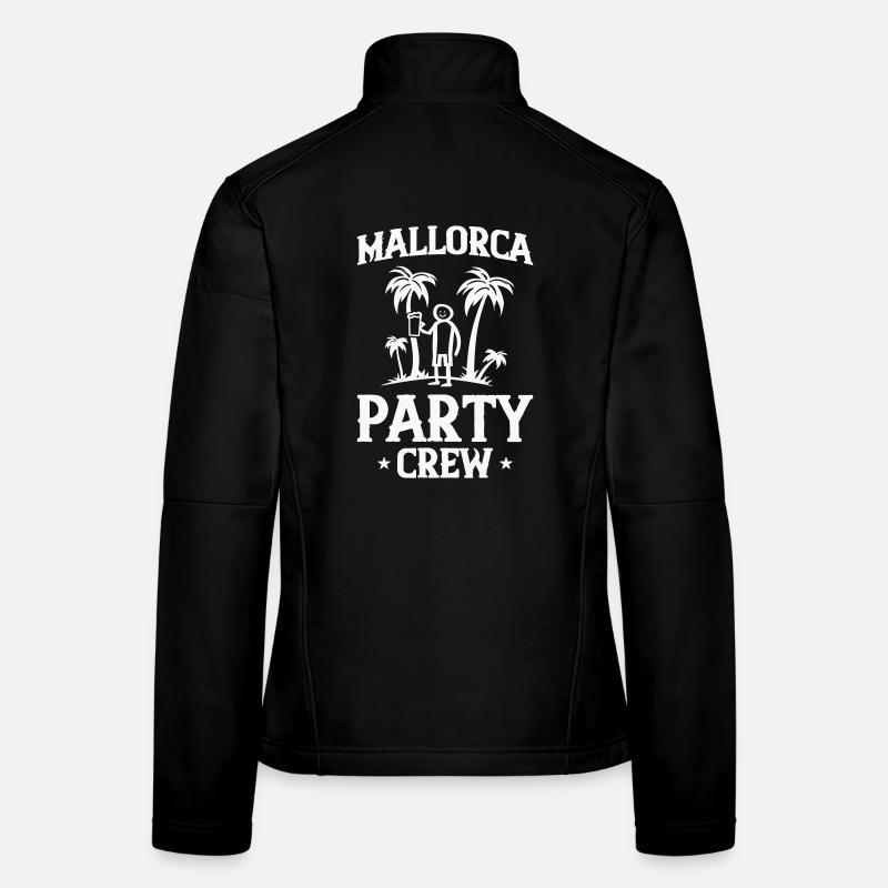 Mallorca Party Crew Veste en tissu softshell Femme