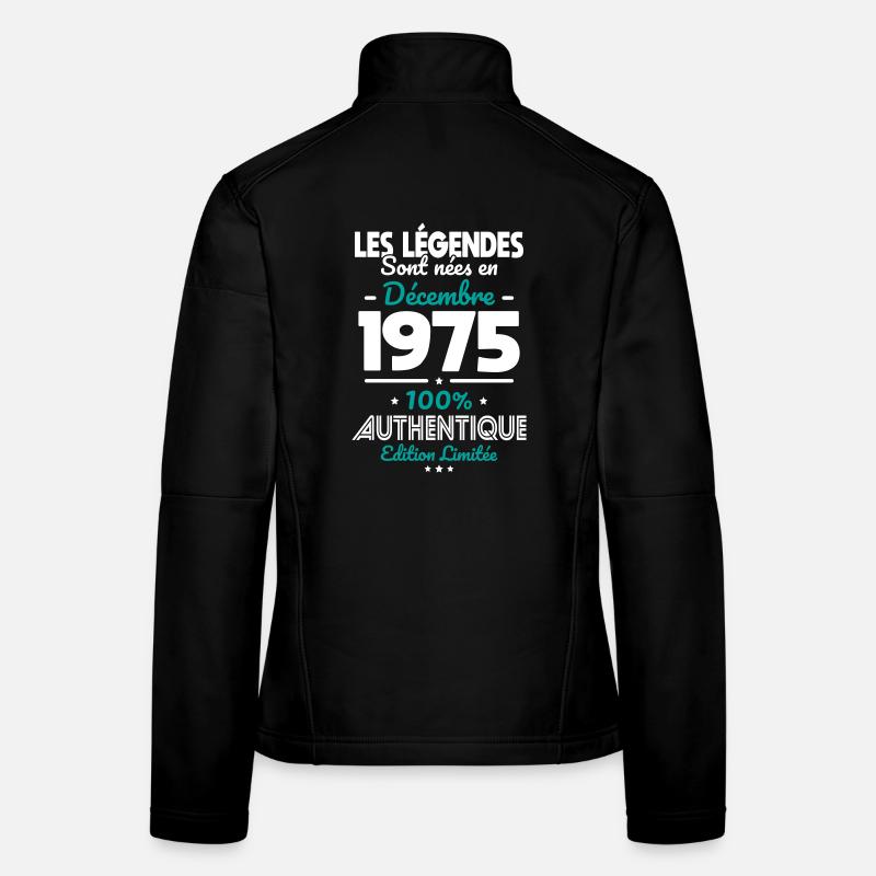 50th Anniversary - Legends born December 1975 Women's Softshell Jacket