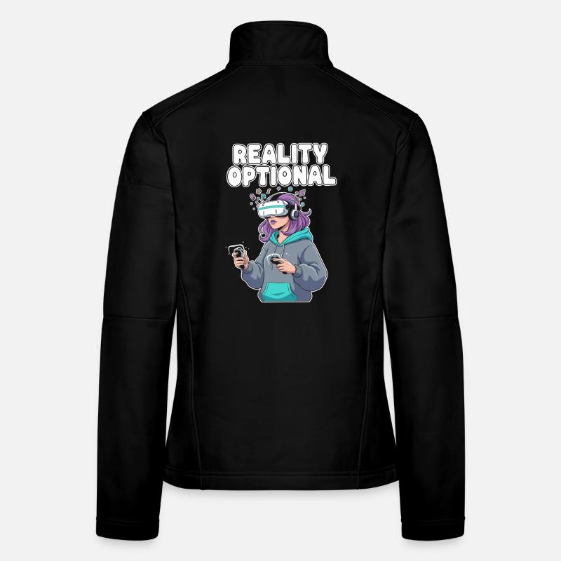 Reality Optional VR Gamer Women's Softshell Jacket
