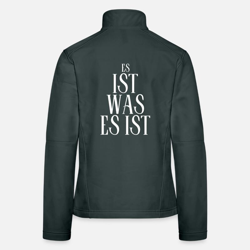 C’est comme ça – le design minimaliste Veste en tissu softshell Femme