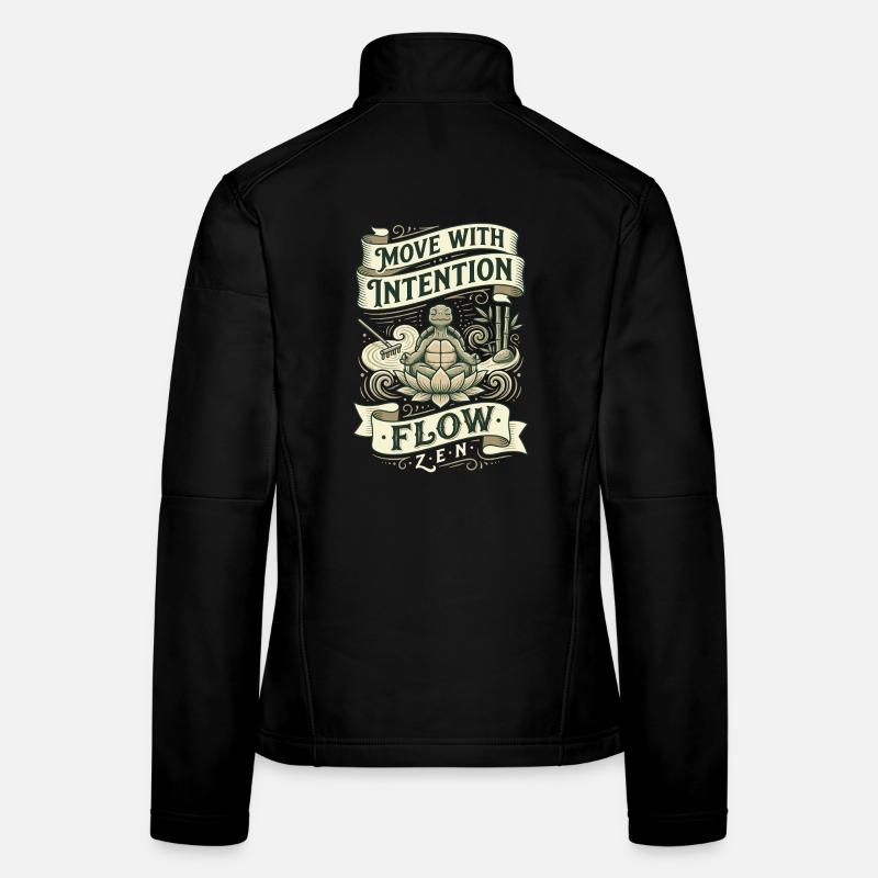 Mouvement avec intention : Zen Flow Veste en tissu softshell Femme