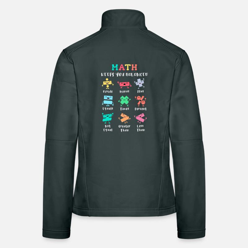 Math keeps you balanced Women's Softshell Jacket