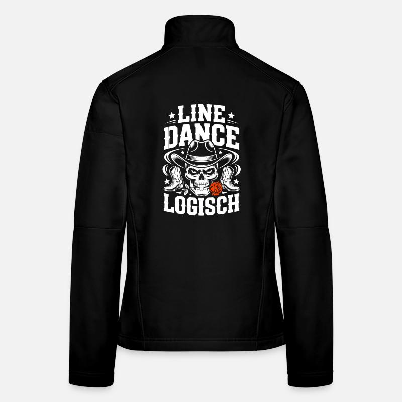 Line Dance Logical Skull Women's Softshell Jacket
