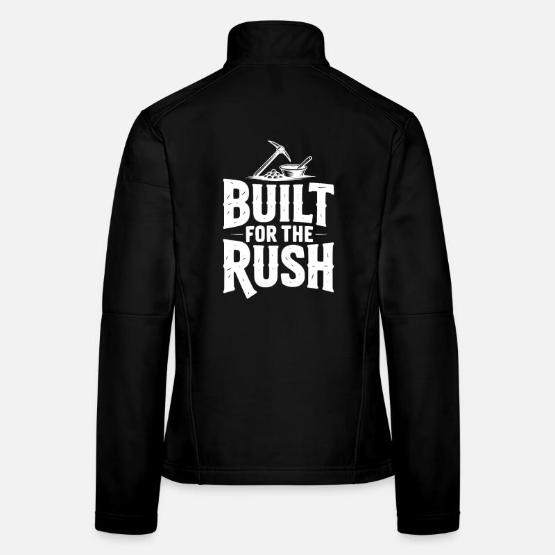 Construit pour la ruée Veste en tissu softshell Femme