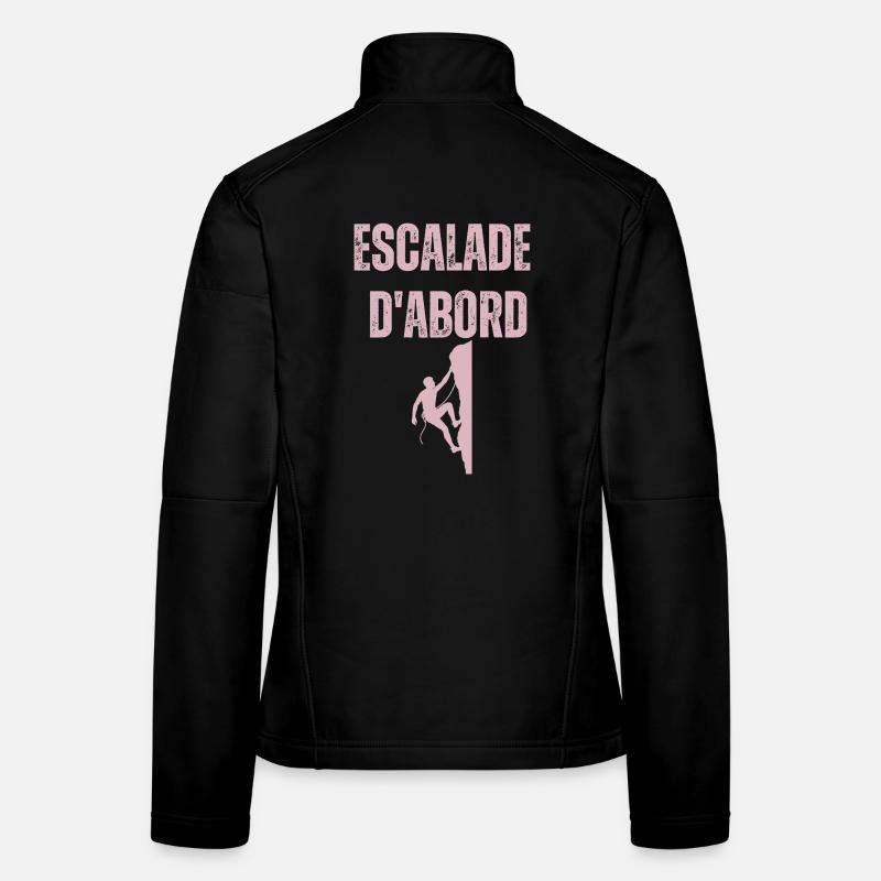 Escalade d'abord Veste en tissu softshell Femme