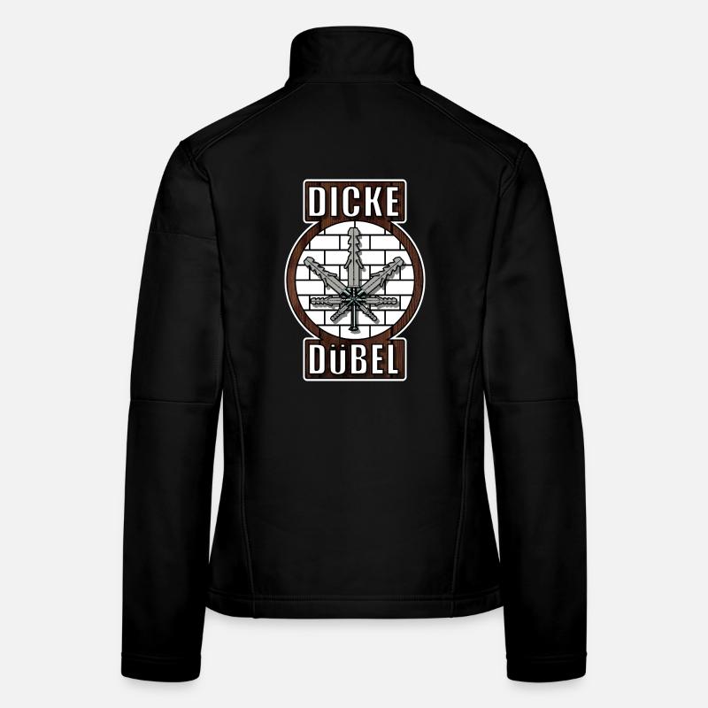 Thick dowels Women's Softshell Jacket
