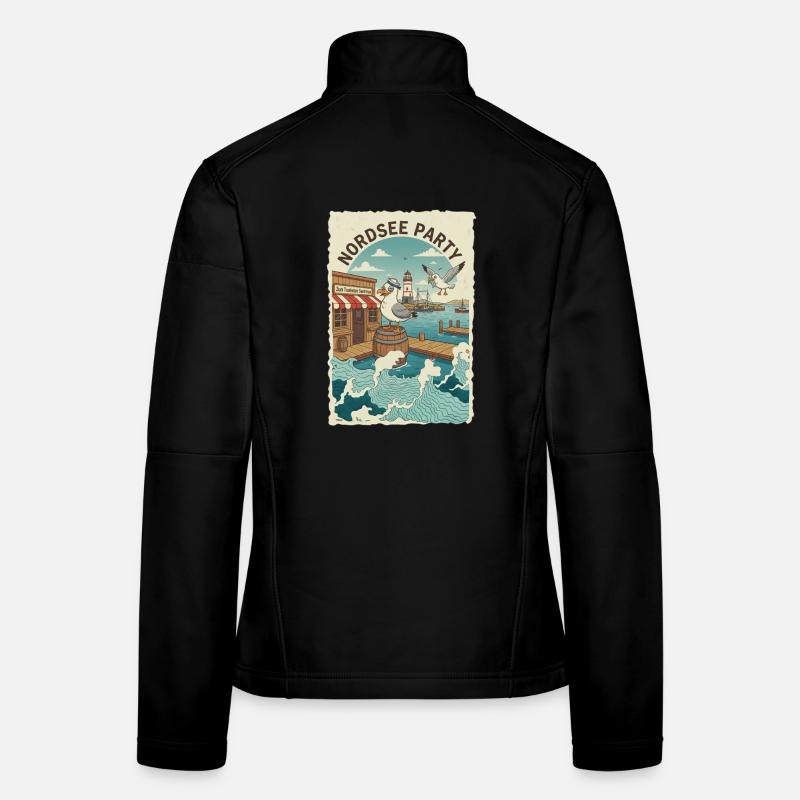 Groupe de la mer du Nord Veste en tissu softshell Femme