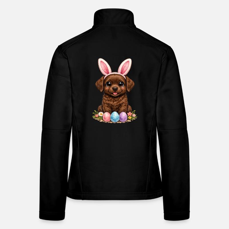 Brauner Labrador Retriever Schoko Labbi Ostern Frauen Softshelljacke