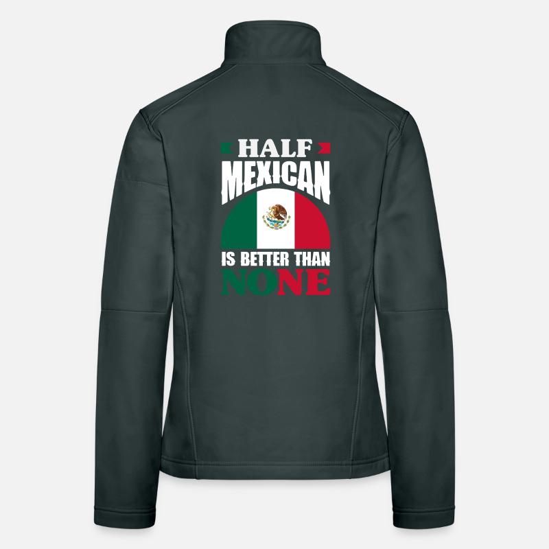 Mexico Pride & Home Mexican Mexico Flag Women's Softshell Jacket