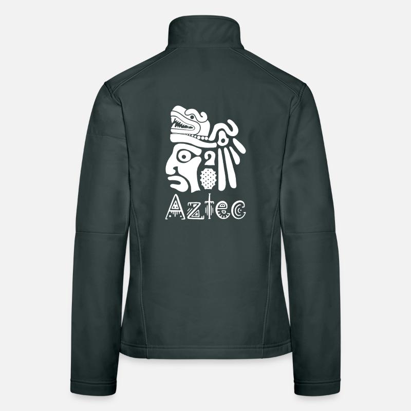 Aztec Warrior (White) Women's Softshell Jacket