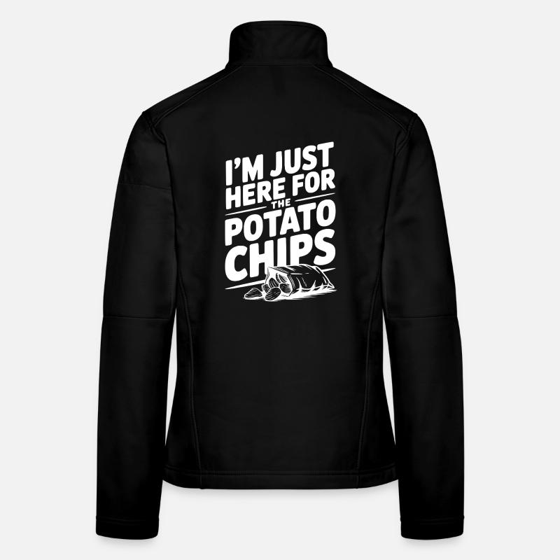 I'm Just Here For The Potato Chips Women's Softshell Jacket