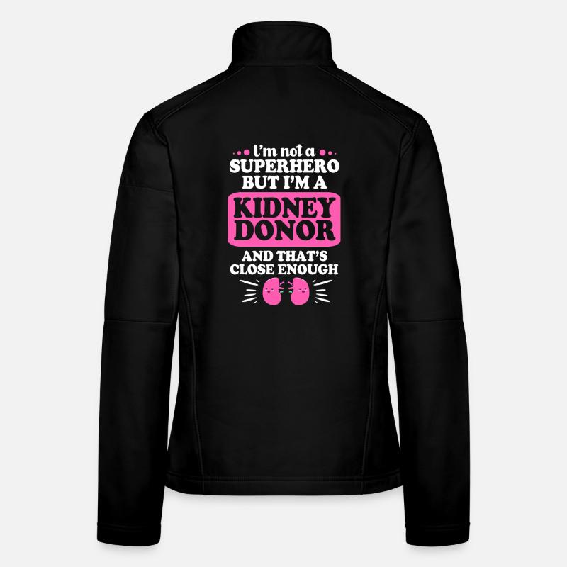 Nierenspender Spender Niere Frauen Softshelljacke