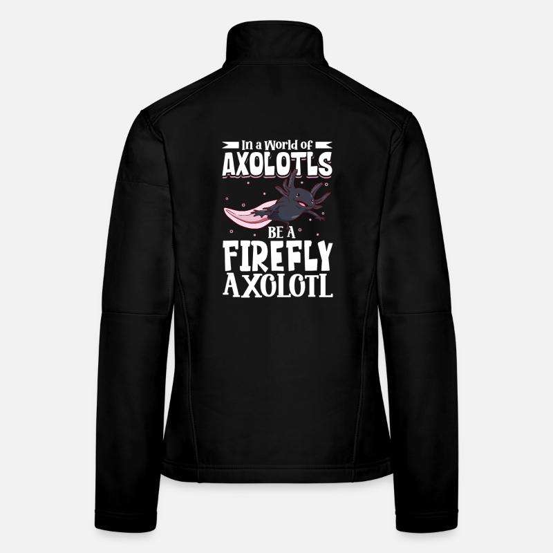 Soyez un Axolotl Luciole Veste en tissu softshell Femme
