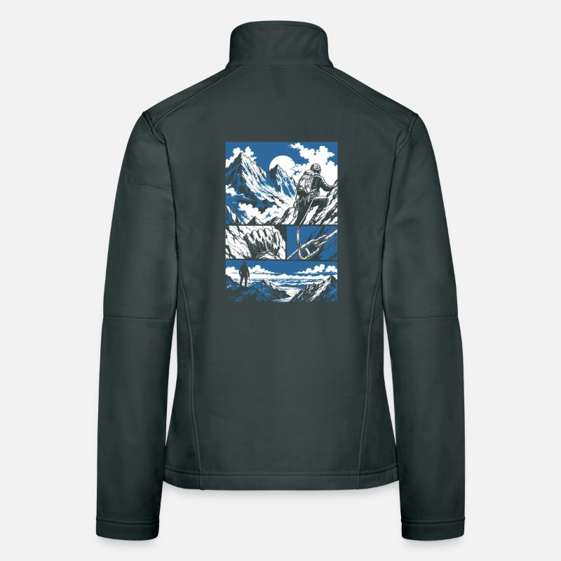 Climb Mountain Adventure Frauen Softshelljacke