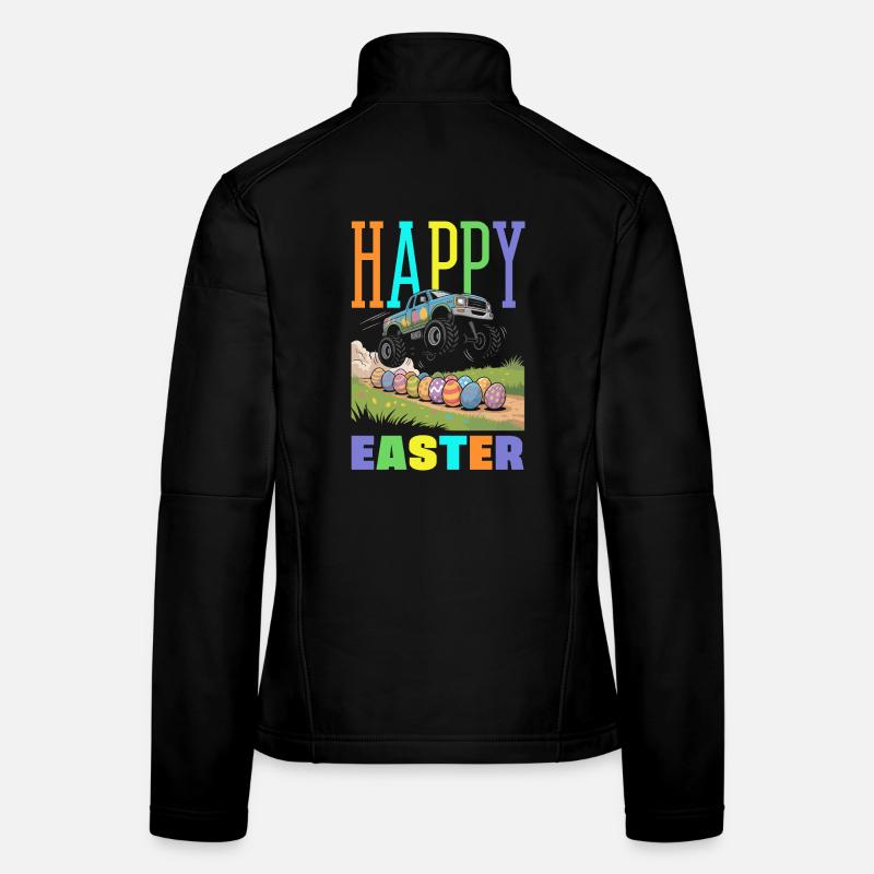 Happy Easter Sweet Easter Bunny Egg Hunt Easter Eggs Women's Softshell Jacket