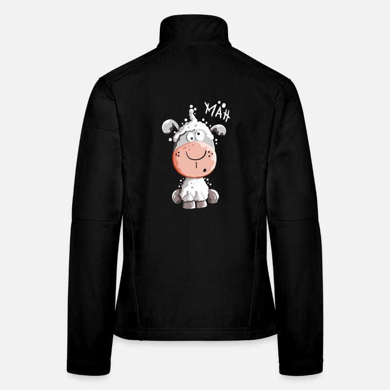 Drolliges Schaf - Schafe - Lamm - Fun Frauen Softshelljacke