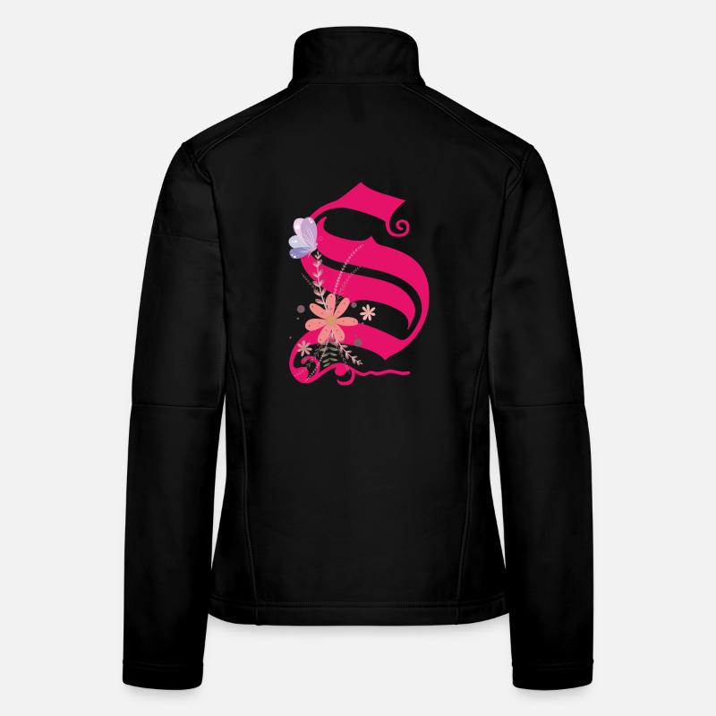 Letter S Women's Softshell Jacket
