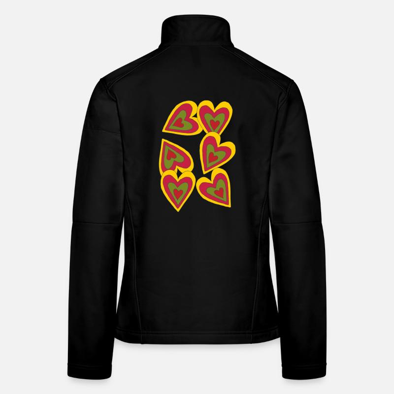 hearts on fire Women's Softshell Jacket