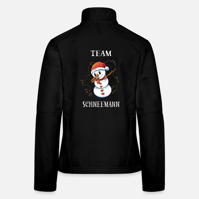 Team Schneemann Frauen Softshelljacke
