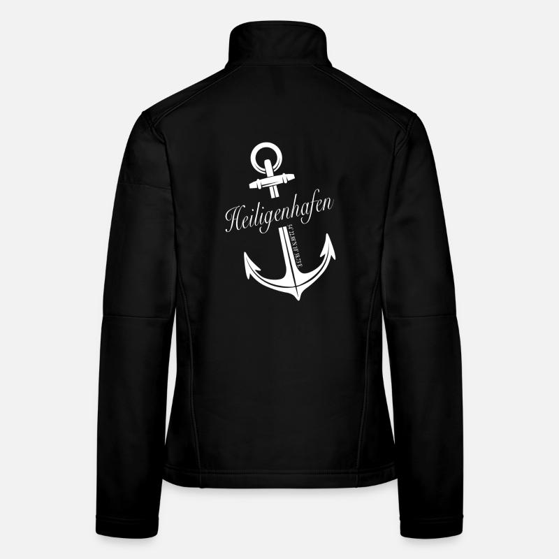 Heiligenhafen - Frauen Softshelljacke - Schwarz