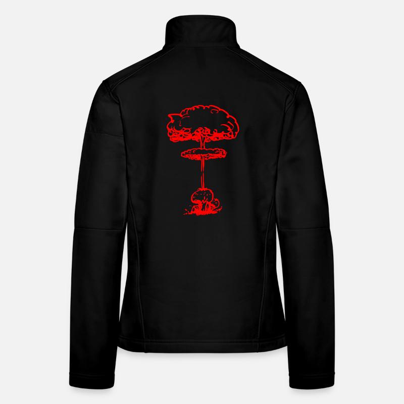 Nuclear Pollen Fungus (Red) Women's Softshell Jacket
