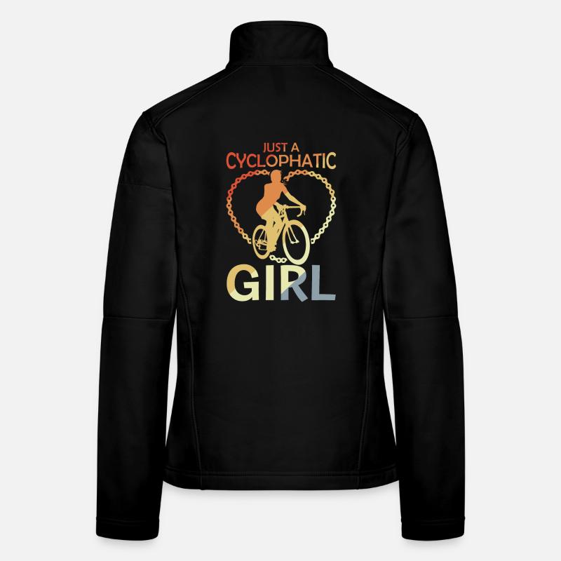 Fille de vélo Veste en tissu softshell Femme